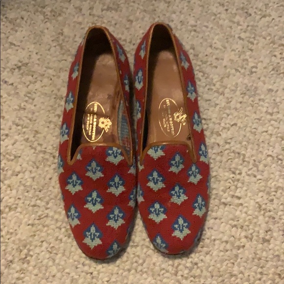 Stubbs and Wootton Needlepoint Slippers - Picture 1 of 6
